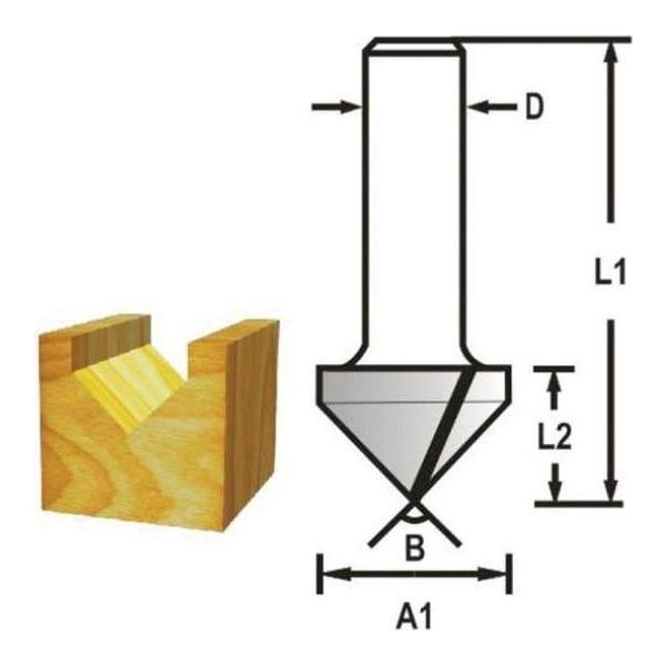 Makita V-Groove Router Bit - Goldpeak Tools PH Makita Makita V-Groove Router Bit - Goldpeak Tools PH Makita